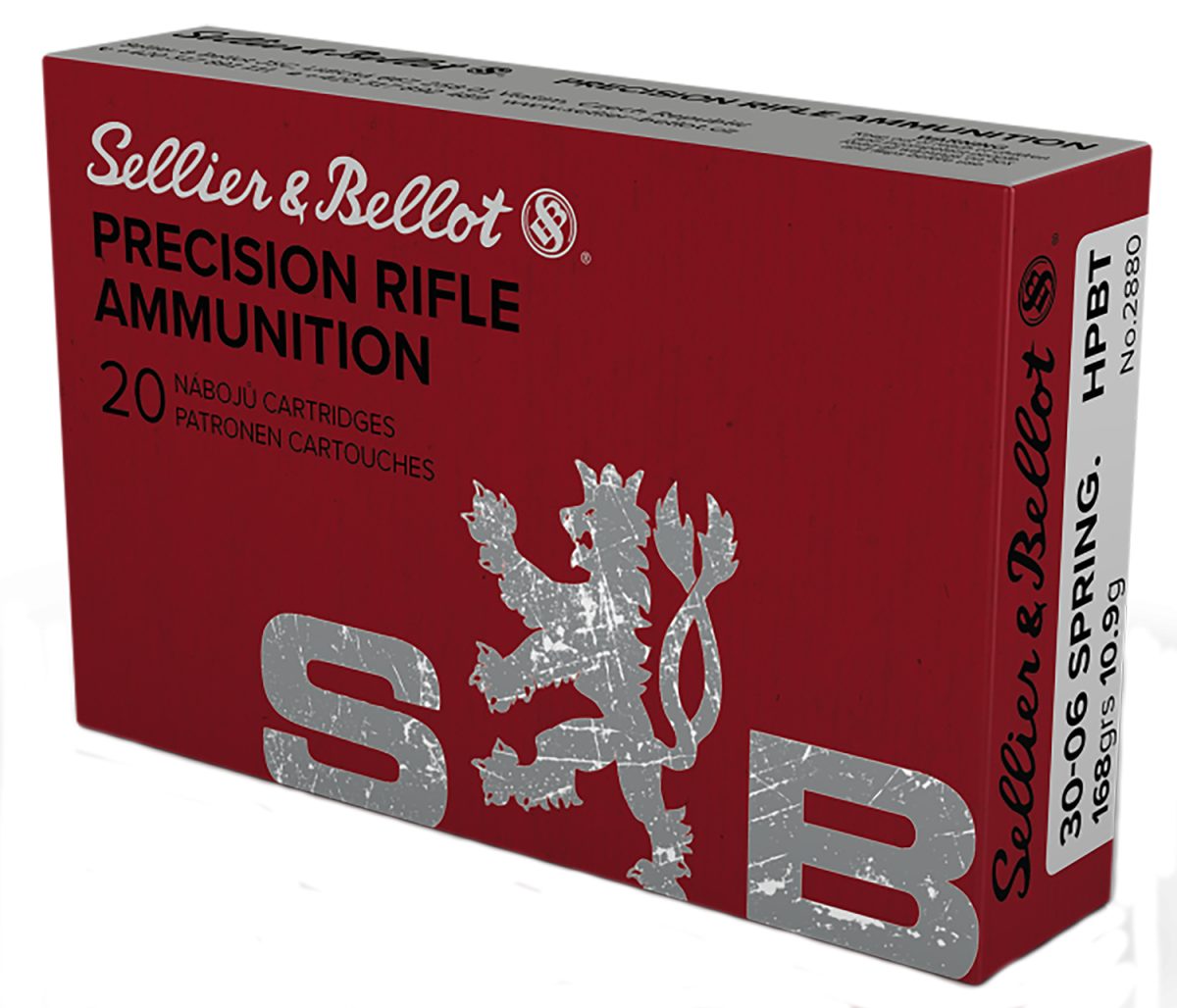 Sellier &Amp; Bellot Sb3006D Rifle  30-06Springfield 168Gr Hollow Point Boat Tail 20 Per Box/20 Case