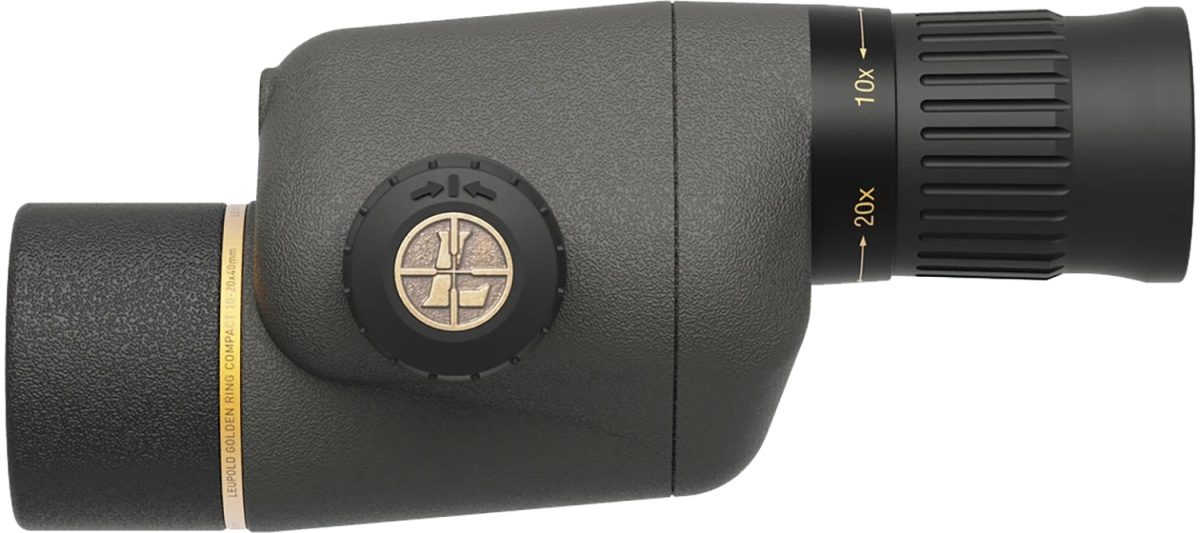 Leupold 120374 Gold Ring Compact Shadow Gray 10-20X 40Mm Straight Body