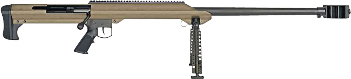 Barrett 13272 M99  416 Barrett 1Rd 32&Quot; Heavy Barrel, Flat Dark Earth Cerakote Aluminum Receiver, Flat Dark Earth Fixed Synthetic Stock W/Sorbothane Recoil Pad, Manual Safety, Optics Ready