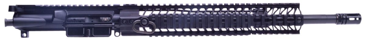 Spikes Stu5035S2S Complete Upper  5.56X45Mm Nato 16&Quot; Black Phosphate/Midlength Barrel, 7075-T6 Aluminum Black Receiver, 12&Quot; Sar3 Free-Floating Handguard For Ar-15
