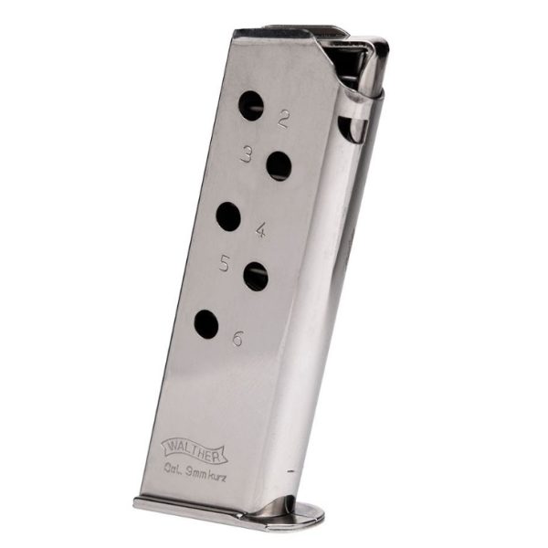 Walther Arms PPK Magazine — .380 ACP, 6-round
