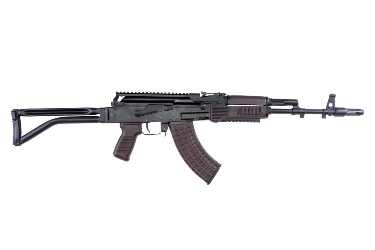 Arsenal Sam7Sf 7.62X39Mm Semi-Auto Rifle With Plum Furniture &Amp; Ar-M5F Rail System Plum 30Rd Mag - Image 3