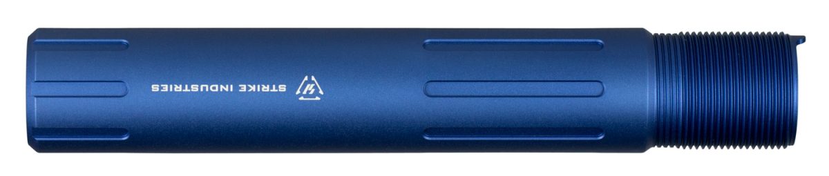 Strike Arcarpreslickblu Receiver Extension Tube  Ar Pistol Platform Blue Anodized Aluminum Ar Carbine