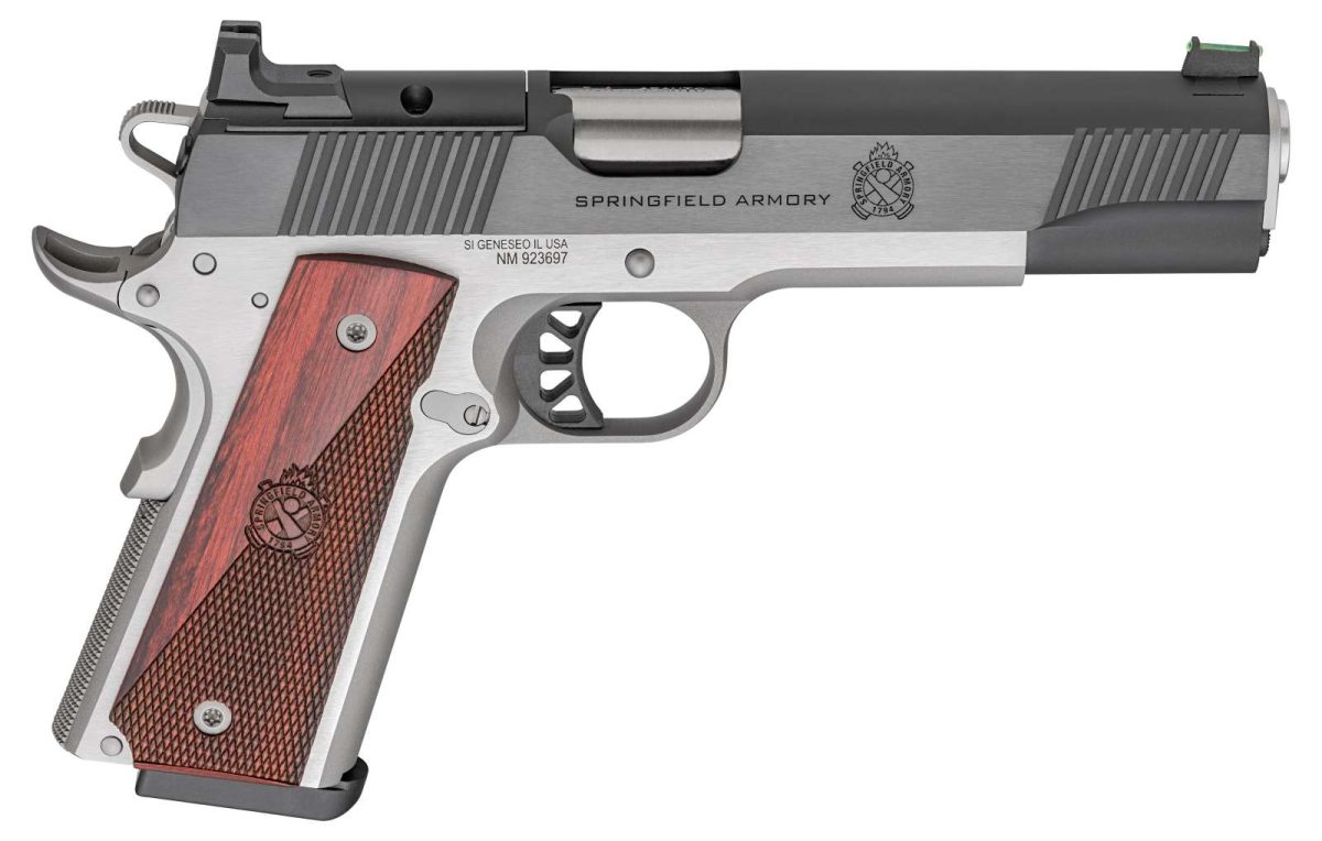 Springfield Armory Ronin 1911 45Acp 5&Quot; Blu/Sts 1-8Rd Aos Optc Ready
