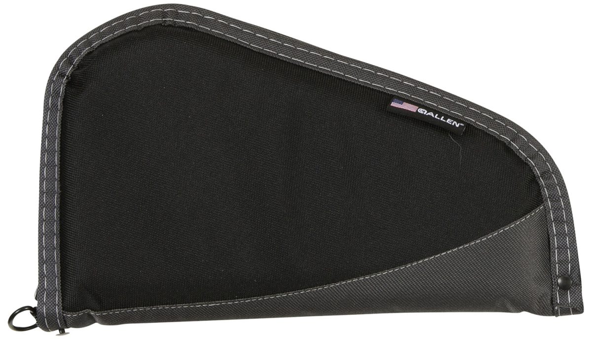 Allen 44411 Deluxe  Handgun Case Black W/Gray Trim, Foam Padding, Non-Absorbent Lining &Amp; Lockable Zipper 11&Quot; L