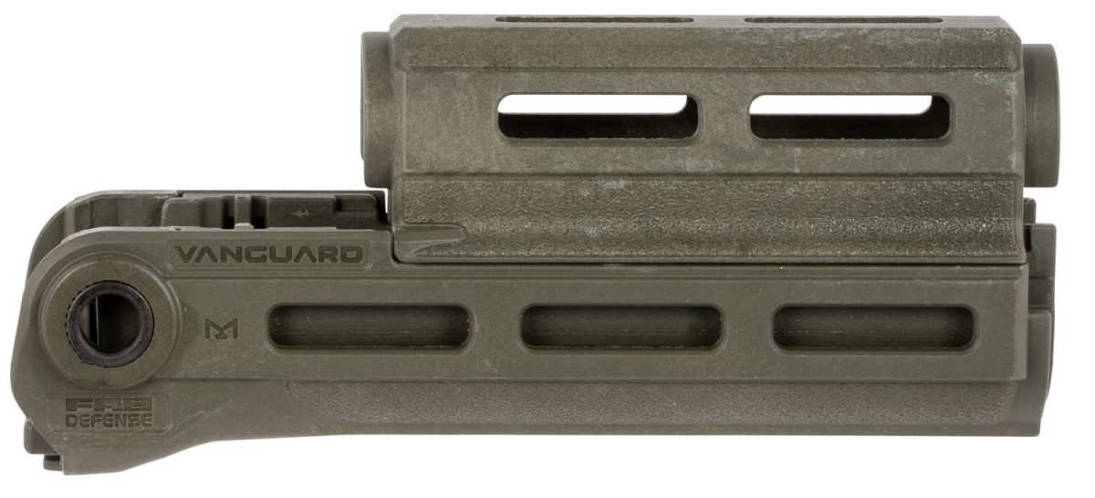Fab Defense Fxvanakg Vanguard Handguard For Ak-47/ Ak-74/ Akm M-Lok Rail System 6.41&Quot; Oal Od Green Polymer