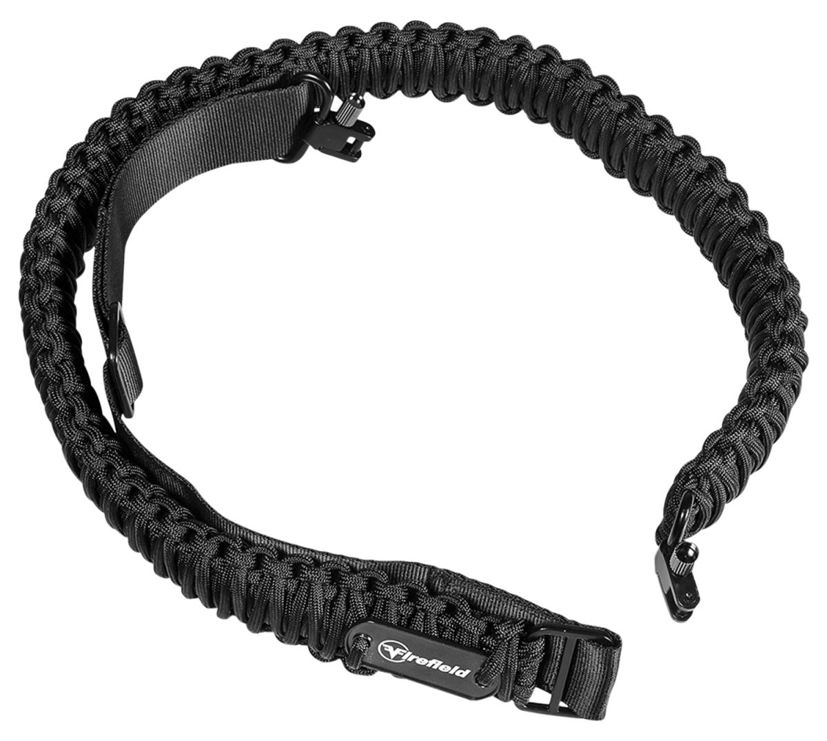 Firefield Ff46001 Two Point Tactical Sling Black Nylon Paracord 37.50&Quot;-45&Quot; Oal Adjustable Rifle