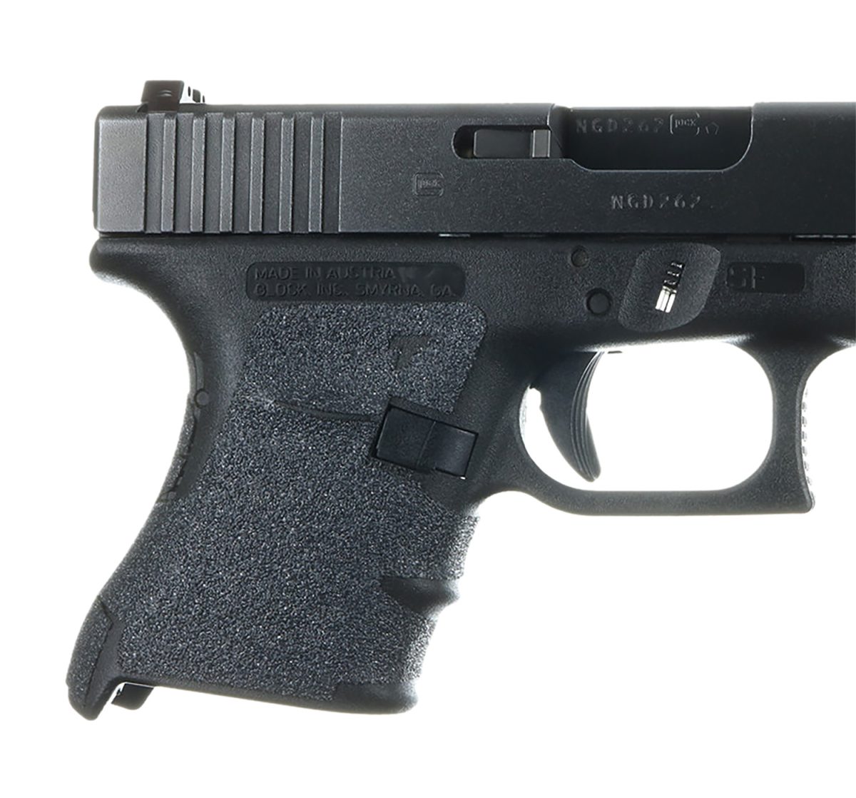 Talon Grips 106G Adhesive Grip  Textured Black Granulate For Glock 29,30 Gen3
