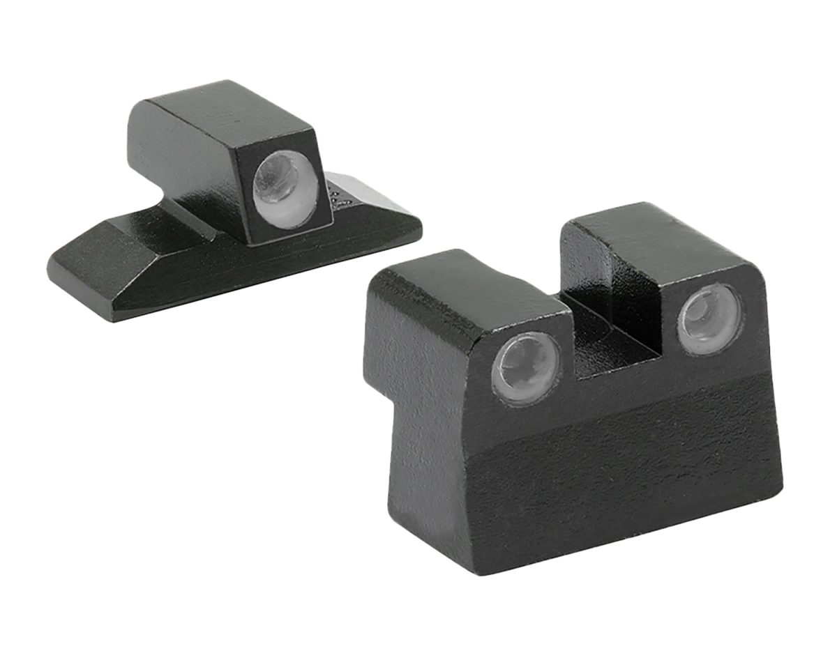 Meprolight Usa 102423101 Tru-Dot  Green Tritium White Outline Front Sight-Green Tritium White Outline Rear Sight Bersa Thunder 380