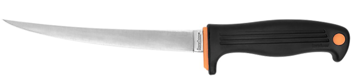 Kershaw 1257X Clearwater  7&Quot; Fixed Fillet Plain Satin 420J2 Ss Blade Black Co-Polymer Handle Includes Sheath