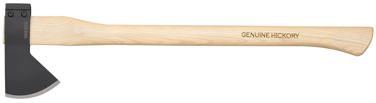 Cold Steel Cs90Qc Hudson Bay Camp  3.25&Quot; Hatchet 1055 Carbon Steel Blade American Hickory Handle 12.75&Quot;
