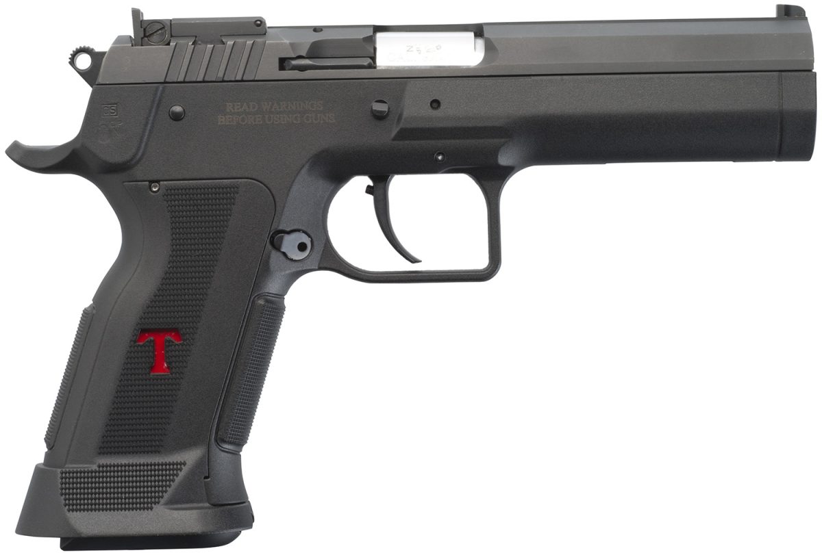 Tanfoglio Ifg Tflimprop10 Limited Custom P 10Mm Auto 14+1 4.76&Quot; Black Polygonal Rifled Barrel, Black Steel Slide, Black Polymer Frame,  Black Polymer Grips, Ambidextrous
