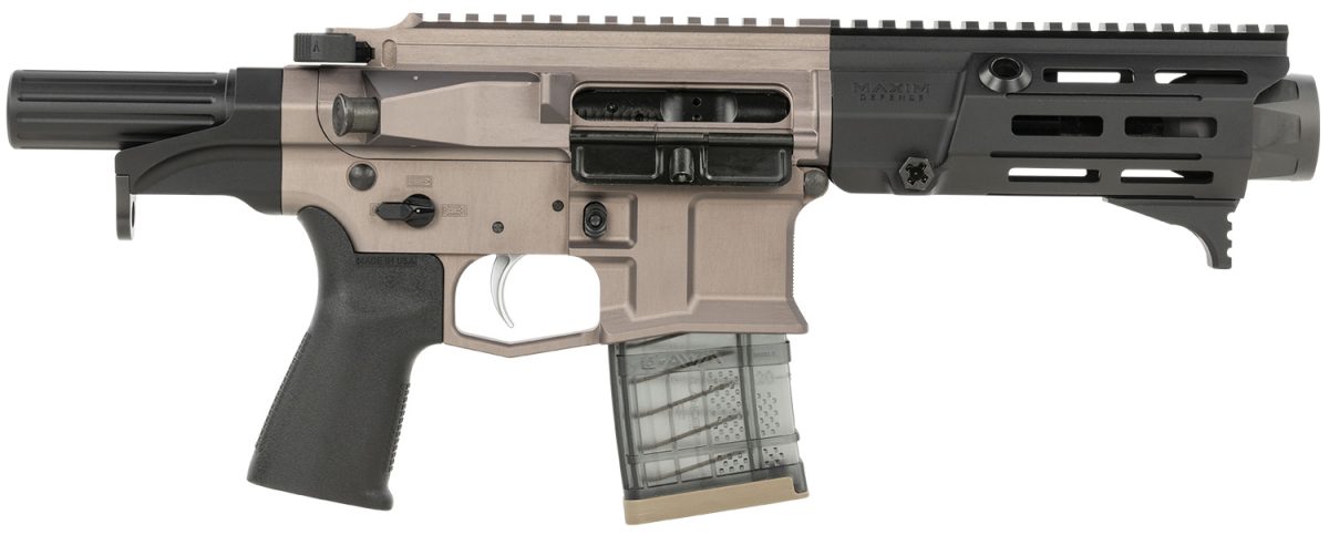 Maxim Defense Mxm50842 Pdx 505-Sps 300 Blackout Caliber With 5.50&Quot; Barrel, 20+1 Capacity, Urban Grey Metal Finish, Urban Grey Polymer Grip