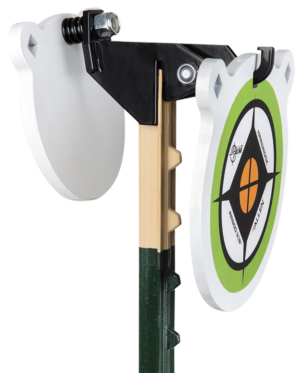 Ez-Aim 15634 Fence Topper Gong Hook &Amp; Recoil Spring  Black/Brown Steel 7&Quot;