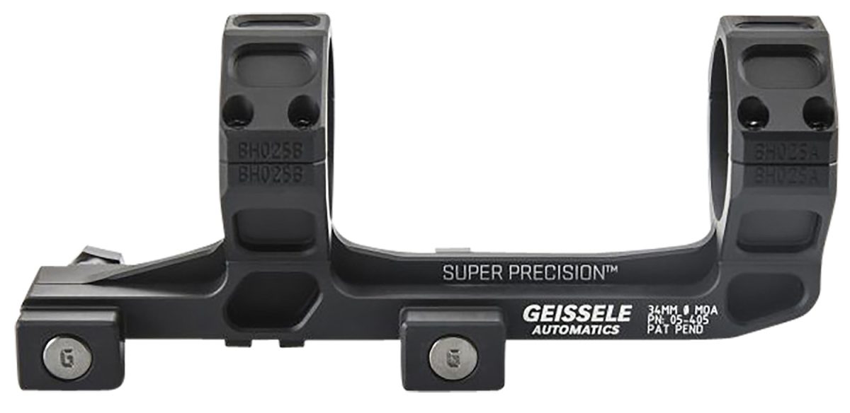 Geissele Automatics  Ar15 Super Precision Scope Mount/Ring Combo Black Anodized