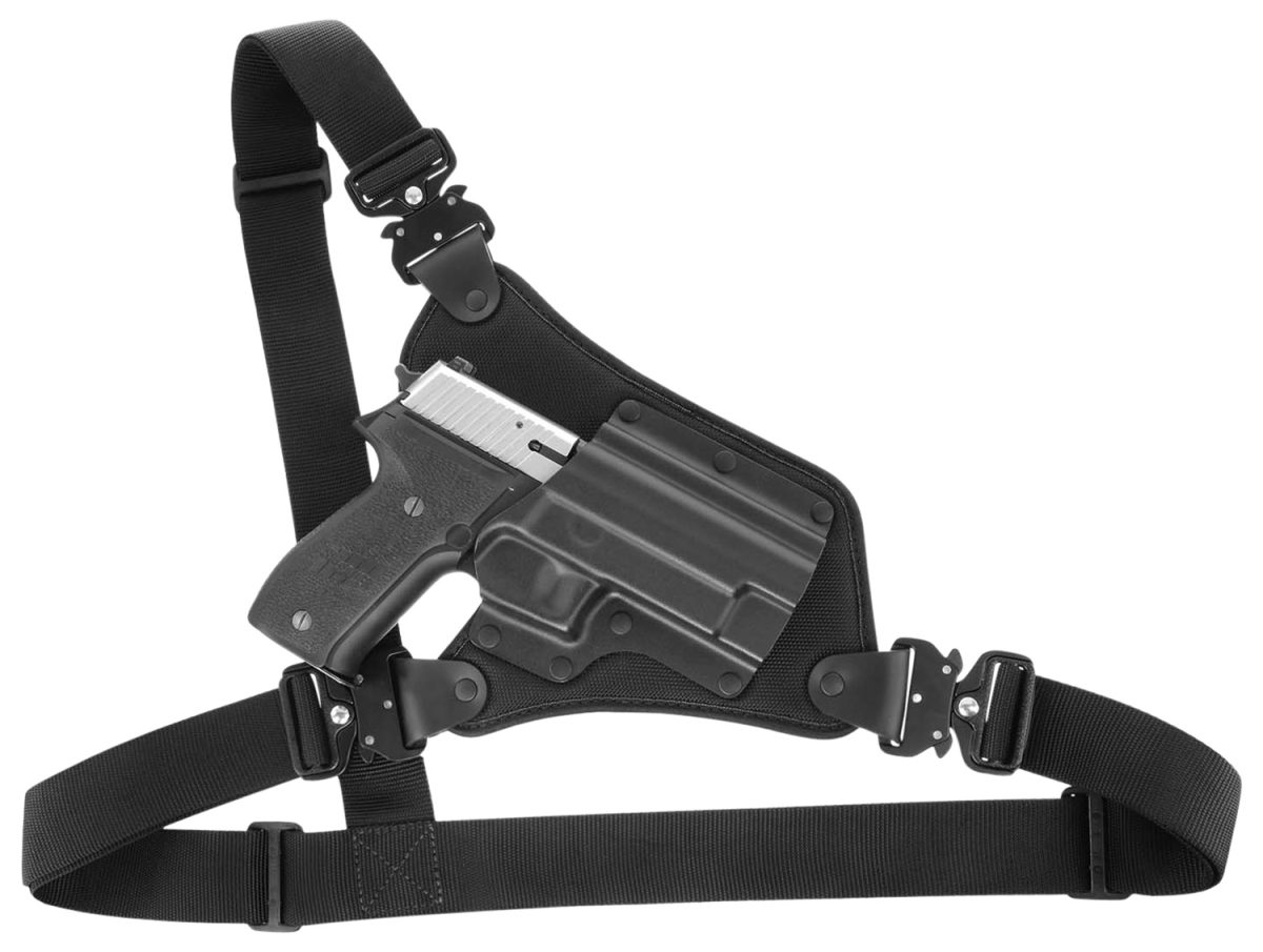 Galco Hr820Rb High Ready  Fits Chest Up To 58 &Quot; Black Kydex/Nylon Shoulder/Torso Strap Fits Sig P320/M17 Right Hand