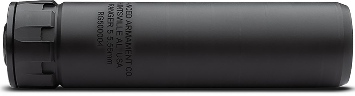 Advanced Armament Company 65005 Ranger 5  22 Cal (5.56Mm) Black Stainless Steel/Inconel, 1/2&Quot;-28 Tpi Dt Mount