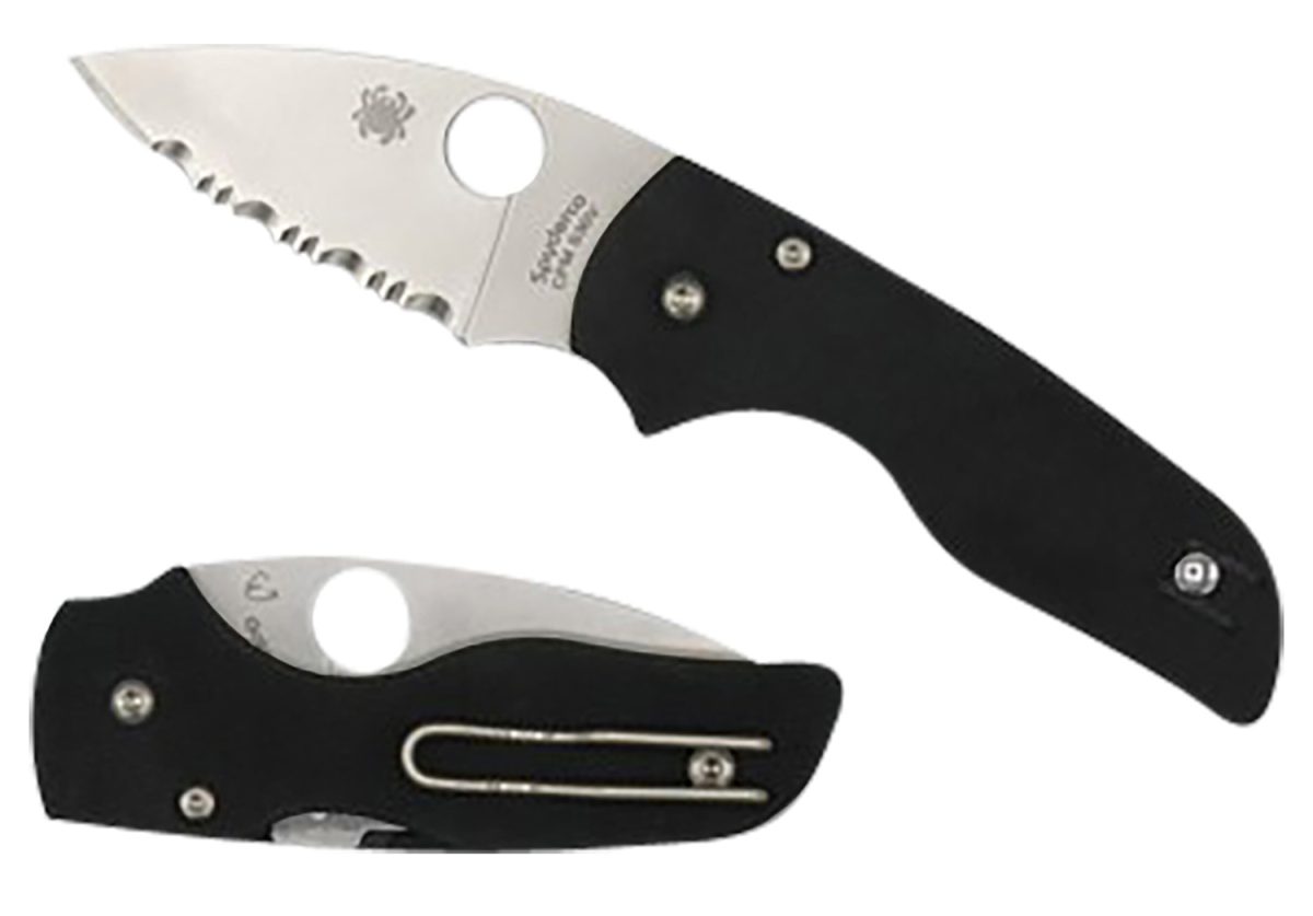 Spyderco C230Gp Lil' Native  2.42&Quot; Folding Plain Satin Cpm S30V Ss Blade/Black Textured G10 Handle Includes Pocket Clip