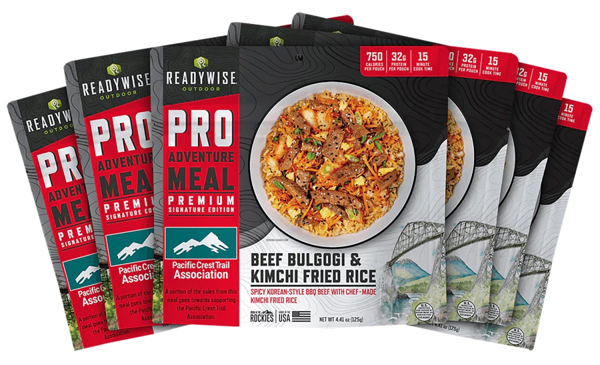 Readywise Rw05194 Outdoor Food Kit Beef Bulgogi &Amp; Kimchi Rice 2 Servings Per Pouch, 6 Per Case