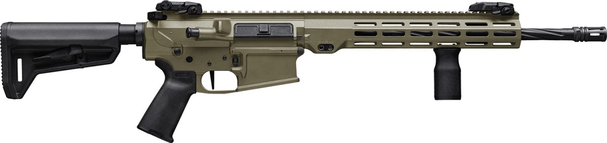 Maxim Defense Mxm49690 Md10 L 6.5 Creedmoor 20+1 18&Quot; Fluted Barrel, Fde Rec/M-Lok Handguard, Black Magpul Furniture, Sl-K Stock, Mvg Grip, Mbus Sights, Blackout Defense Flat Trigger