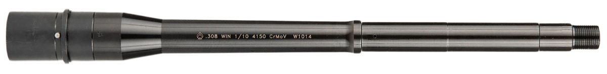 Ballistic Advantage Babl308008M Modern Series  308 Win 12.50&Quot; Threaded Tactical Government Profile, Carbine Length Gas Length, Black Qpq 4150 Chrome Moly Vanadium Steel, Fits Ar-10