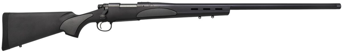 Remington Firearms (New) R84224 700 Sps Varmint Full Size 6.5 Creedmoor 4+1 26&Quot; Matte Black Heavy Threaded Barrel, Drilled &Amp; Tapped Steel Receiver, Black Fixed W/Beavertail Forend Synthetic Stock