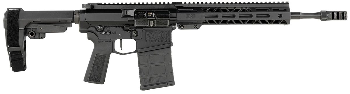 Faxon Firearms Fx308139 Sentinel  308 Win 20+1 13.90&Quot; Anodized Black