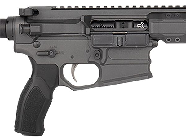 Cobalt Kinetics CKPROLITE30075CHARCOAL Pro Light  300 Blackout 7.50" Black Melonite Barrel, Charcoal Aluminum Picatinny Rail Receiver, Polymer SB Tactical SBA3 Brace, Black Polymer Grip