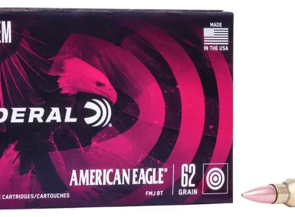 FEDERAL AE 223REM 62GR FMJ 20RD/BOX 25BX/CS