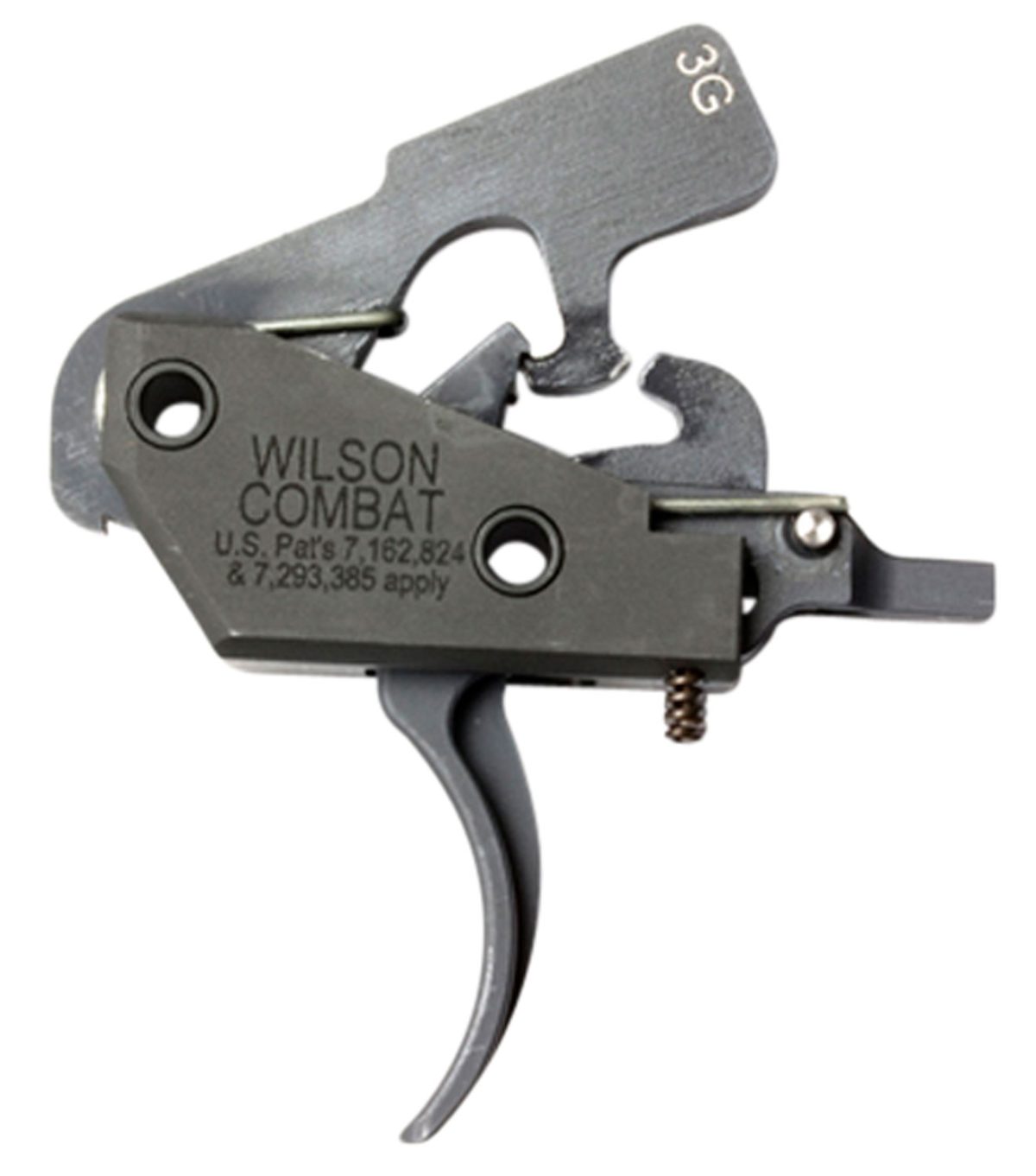 Wilson Combat Trttu3G Tactical Trigger Unit  3-Gun Drop-In Trigger With 3.50-4 Lbs Draw Weight &Amp; Black Finish For Ar-Platform