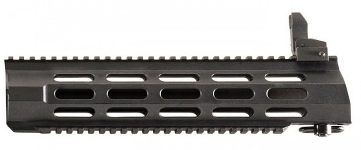 Archangel Aa127 Extended Length Monolithic Rail Carbon Fiber/Polymer Material With Black Finish For Archangel Ar556R Ruger 10/22