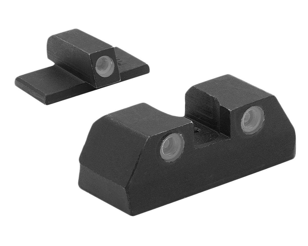 Meprolight Usa 151203101 Tru-Dot  Green Tritium White Outline Front Sight-Green Tritium White Outline Rear Sight Kahr Arms K/P/Mk/Pm