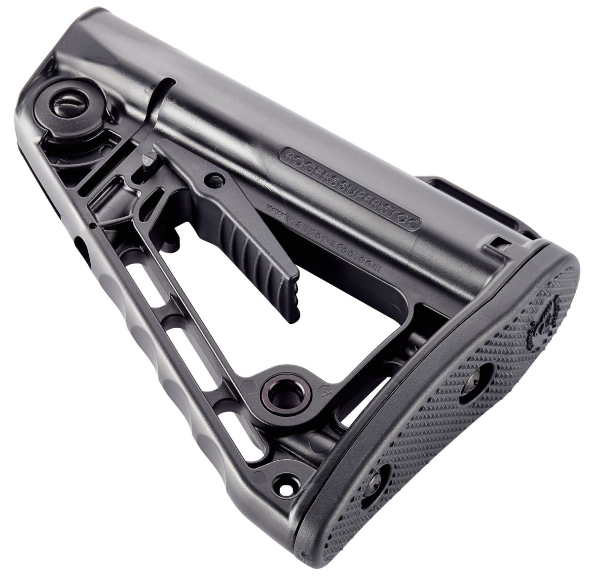 Wilson Combat Trsuperstoc Super-Stoc Carbine Buttstock Black Synthetic Collapsible For Ar-15
