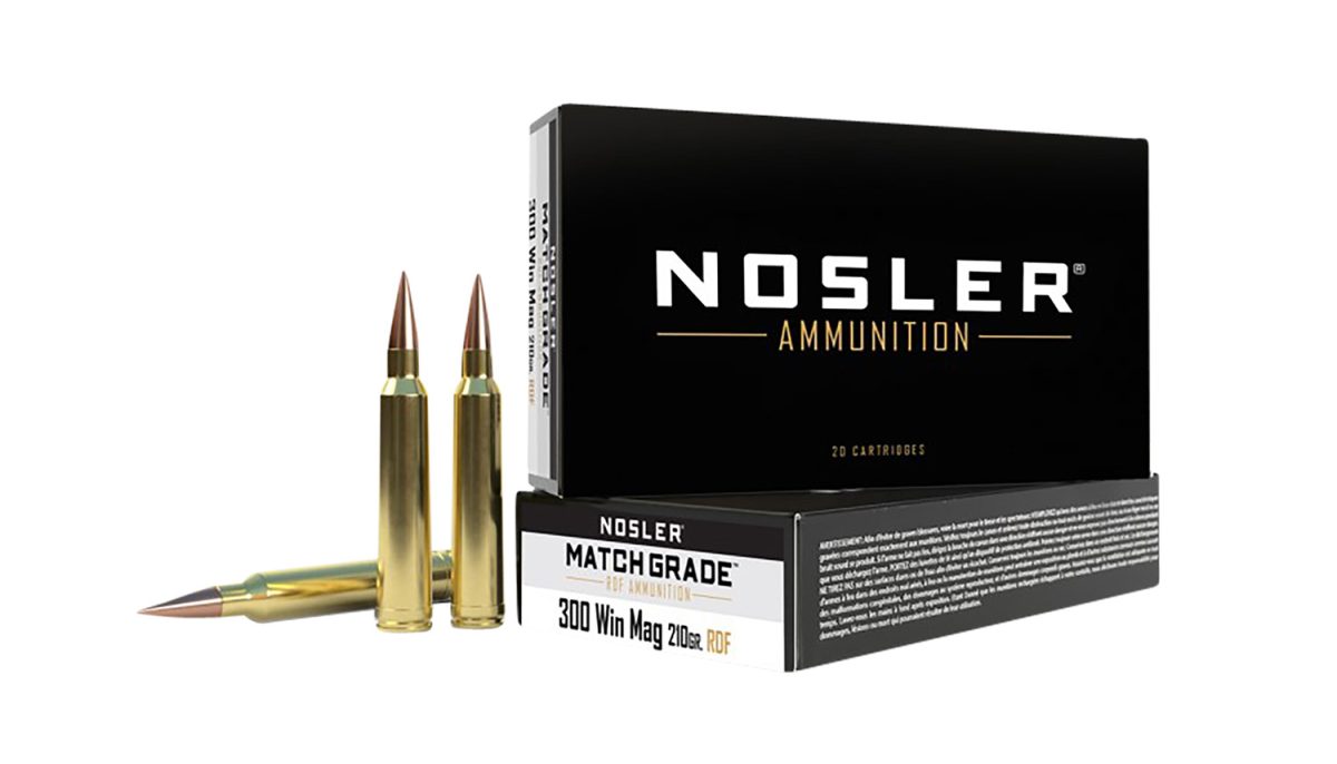 Nosler 60158 Match Grade Rdf 300Winmag 210Gr Rdf Hollow Point Boat Tail 20 Per Box/10 Case