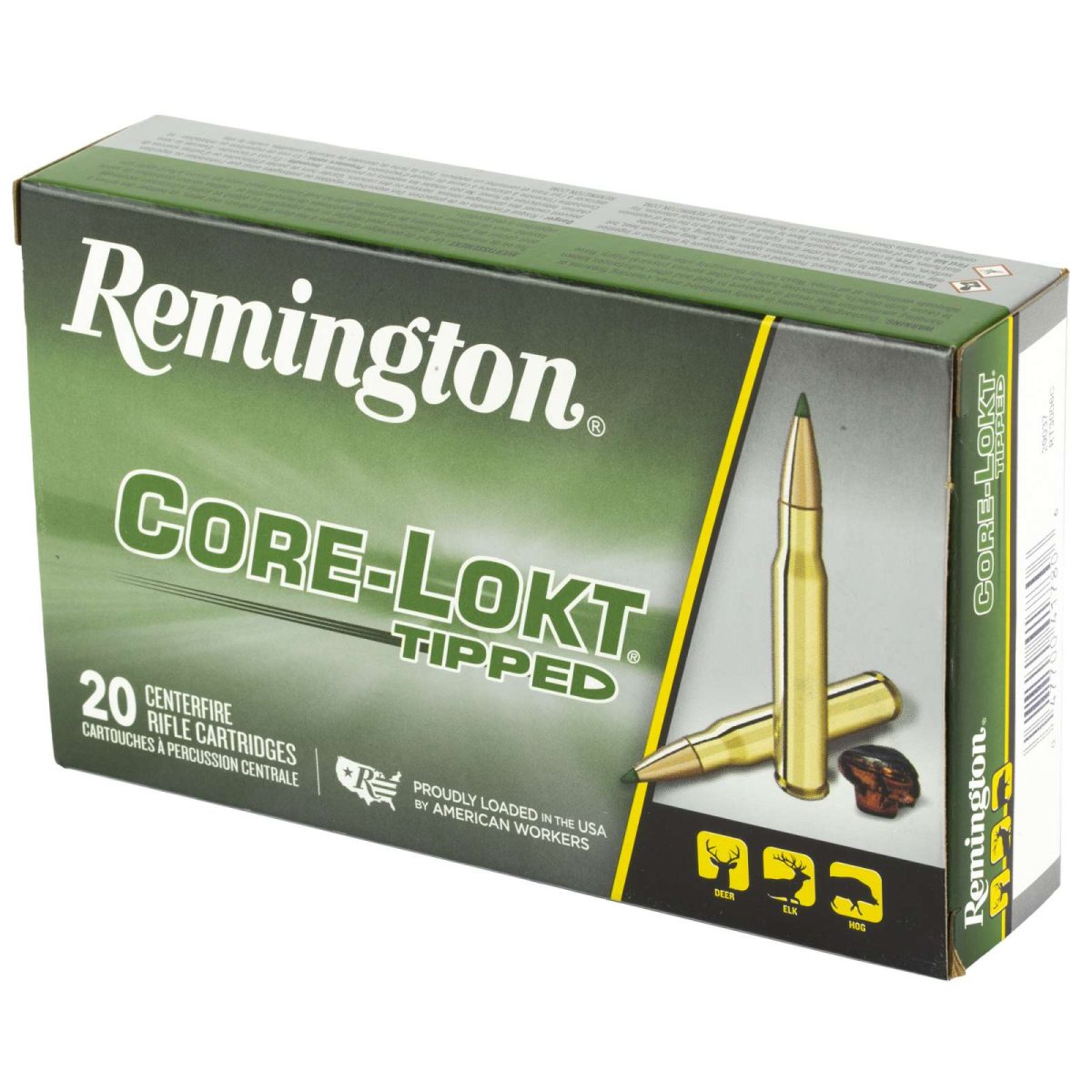 Remington Rt3006C 30-06 Sprg 180Gr Core-Lokt Tipped 20 Rd/Bx 10 Bx/Cs - Image 2