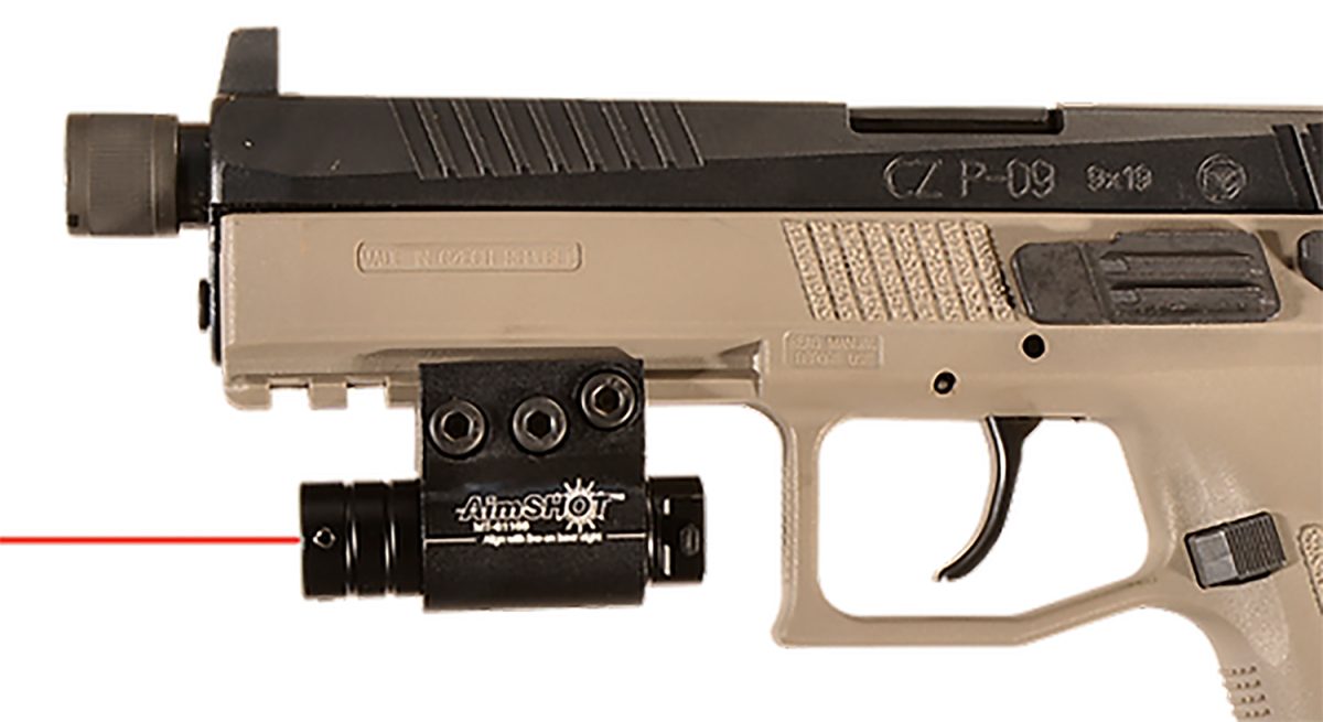 Aimshot Kt6132 Pistol Laser  Red Matte Black