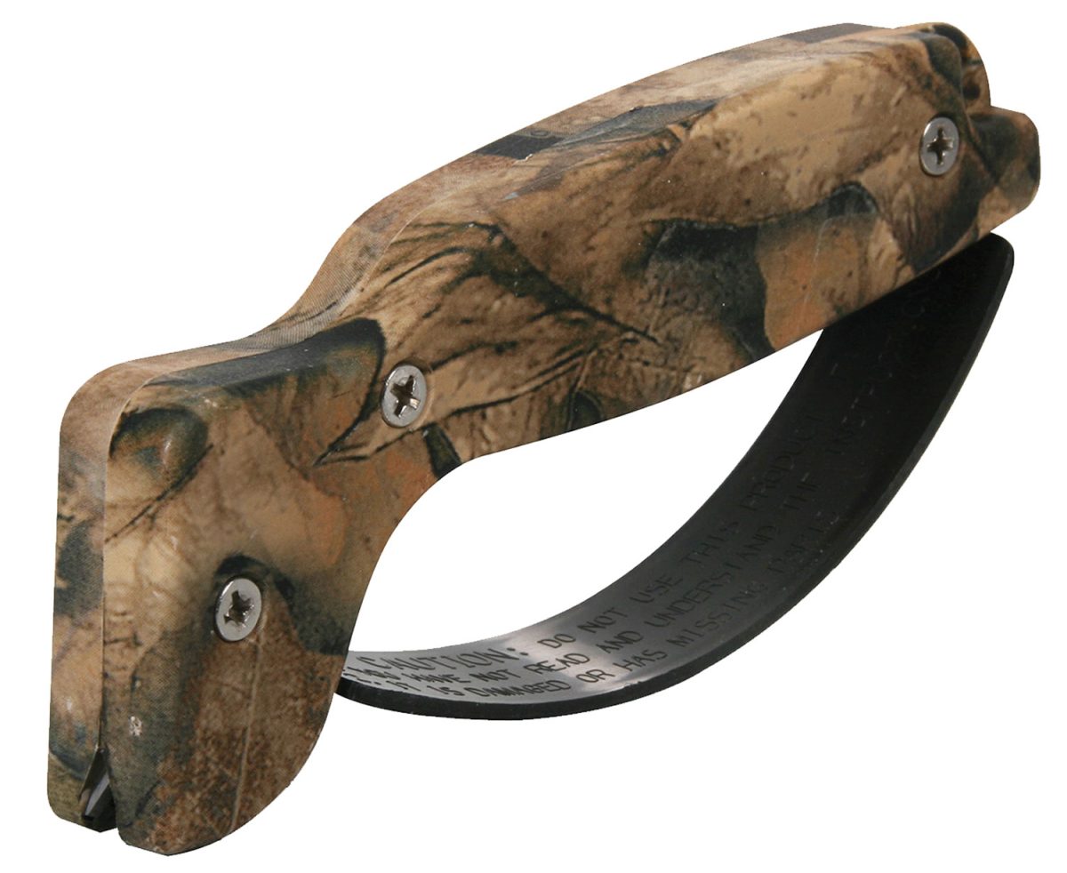 Accusharp 005C Sharpener  Hand Held Hard Diamond Sharpener Ergonomic Camo Handle