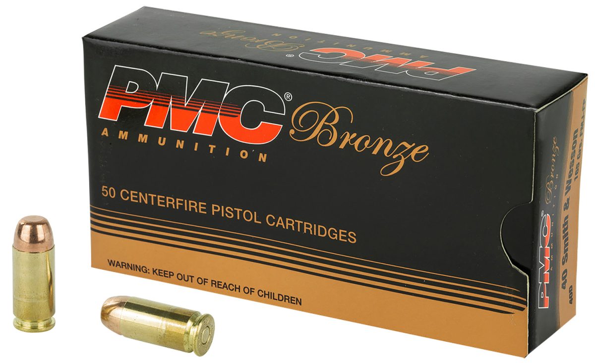Pmc 40D Bronze  40S&Amp;W 165Gr Full Metal Jacket 50 Per Box/20 Case