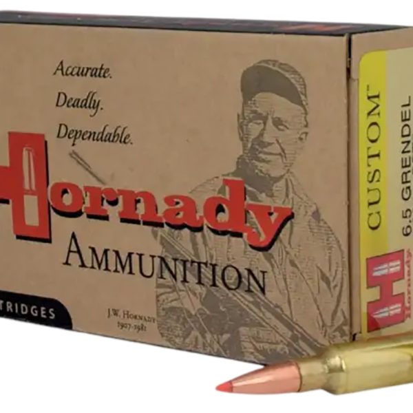 Hornady Custom 6.5mm Grendel 123gr — 20 rds