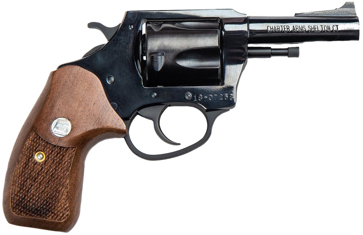 Charter Arms 34431 Bulldog Special Classic Large 44 Special, 5 Shot 3&Quot; Blued Carbon Steel Barrel, Cylinder &Amp; Frame W/Wood Grip