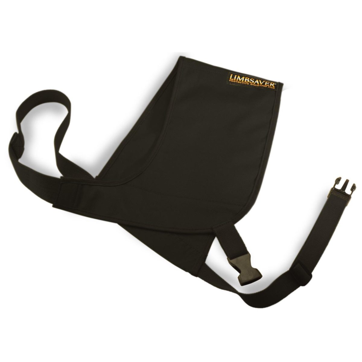 Limbsaver Strap-On Shooting Vest With Protective Shoulder Pad Black