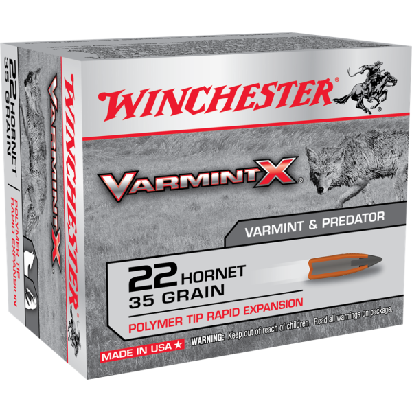 Winchester Varmint X .22 Hornet 35gr — 20 rds