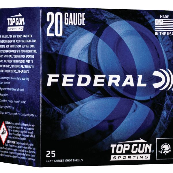 Federal Top Gun 20 ga — 25 rds