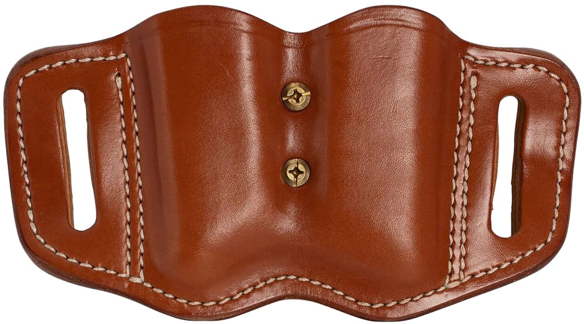 1791 Gunleather Mag21Cbra Mag2.1 Double Mag Holster Classic Brown Leather Belt Slide Belts 1.50&Quot; Wide Compatible W/ Single Stack Ambidextrous