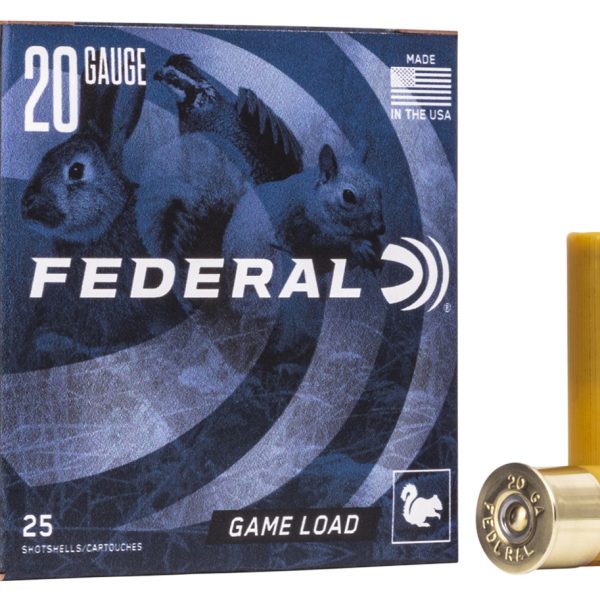 Federal Game Load 20 ga — 25 rds