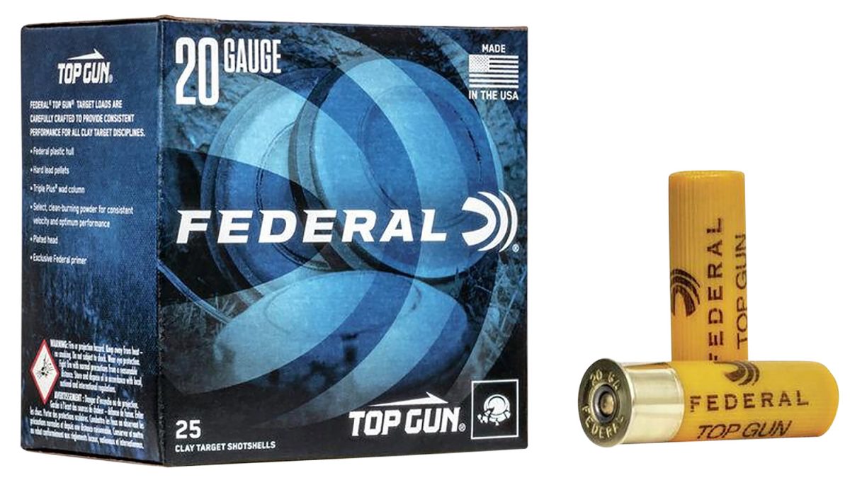 Federal Tg2075 Top Gun  20Gauge 2.75&Quot; 7/8Oz 7.5Shot 25 Per Box/10 Case