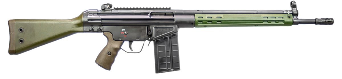 Ptr 113 Girk  *Reconditioned 308 Win,7.62X51Mm Nato 16&Quot; 20+1, Black Parkerized Reciever With Scope Mount, Green Synthetic Furniture (Stock May Be Blemished)