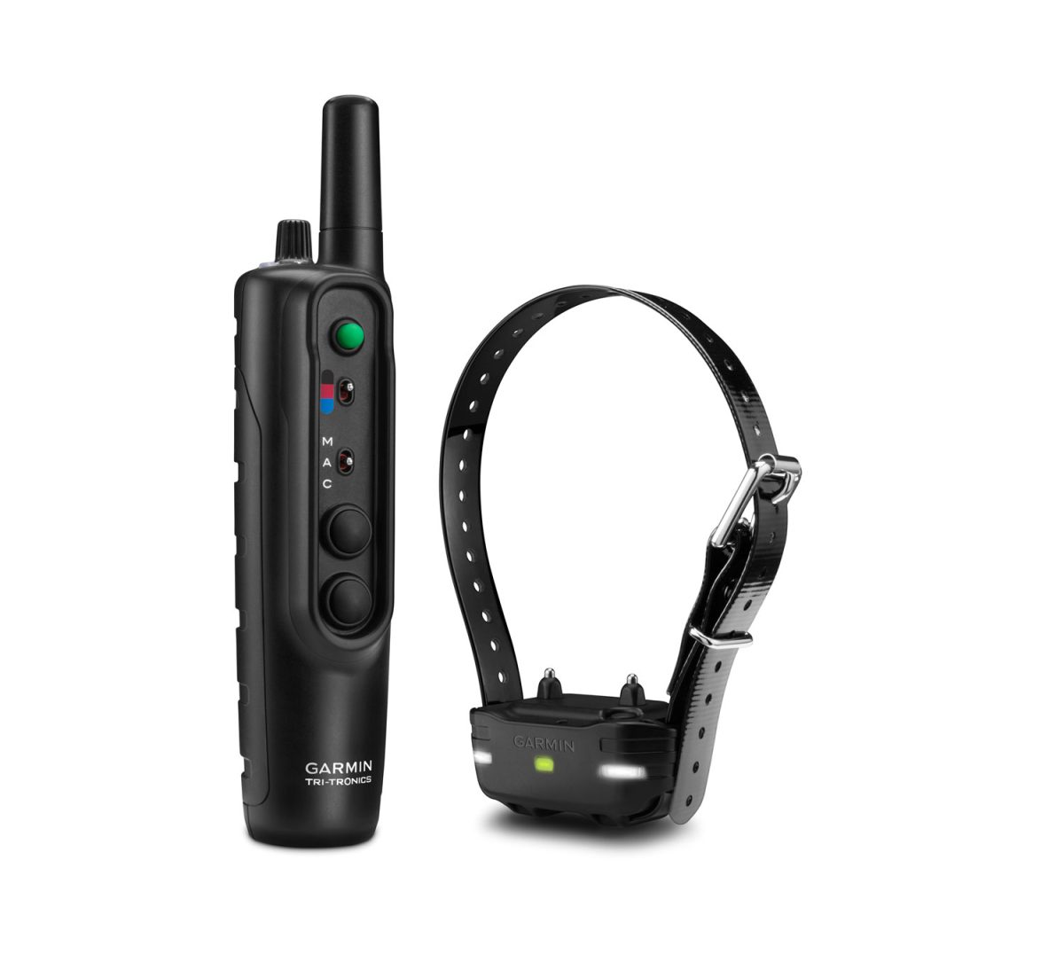 Garmin 0100120200 Pro 550 Bundle Handheld Black W/Barklimiter, Remote Operation Beacon Lights, Tri-Tronics Rechargeable Li-Ion; Collar .75&Quot; Up To 3 Dogs 1 Mile Range