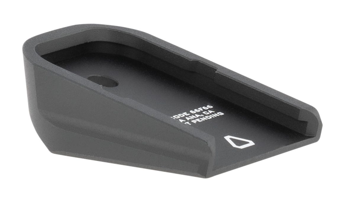 Strike Industries Galbpbk Base Plate  Compatible W/Glock Except 20/21/26/27/33/39, Black Aluminum