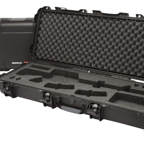 Nanuk 990AR01 990  Black Polymer w/ Foam Padding Lockable Latches & Wheels